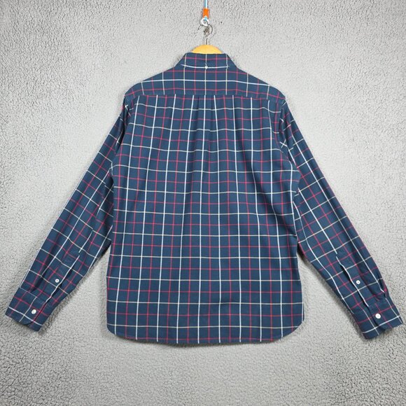 Bonobos Shirt Mens Size Medium Plaid Multicolor Windowpane Long Sleeve Slim Fit - Picture 4 of 10